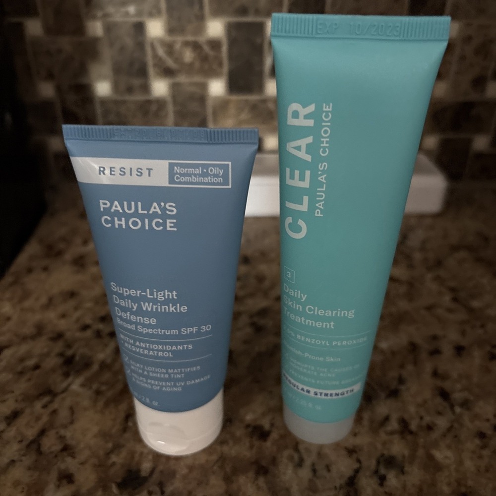 Paula's Choice Resist  Daily Wrinkle Defense + daily skin clearing 2.25 oz NWOB